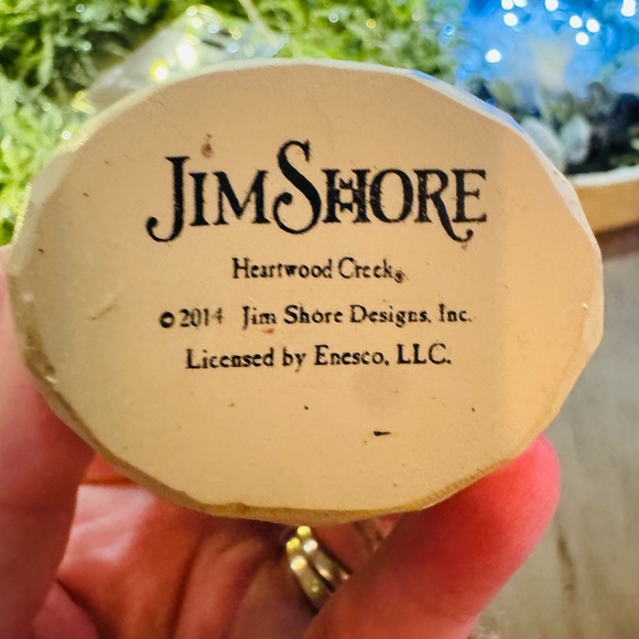 JIM SHORE 2014 SNOWMAN WITH CARDINALS AND BIRDHOUSE ORNAMENT 5" - Picture 3 of 4